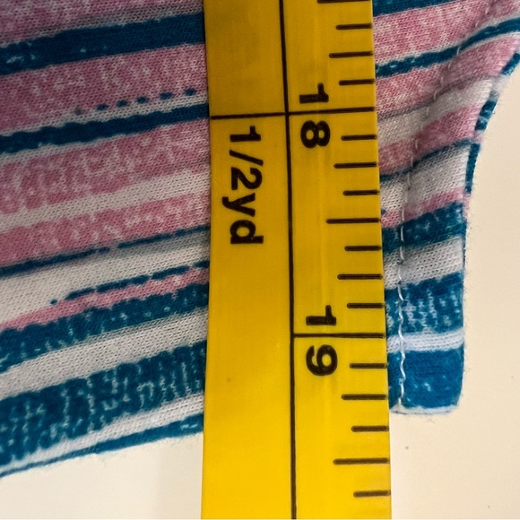 Lee Riders striped sleeveless top blouse bright multicolored women’s Size XL - Picture 4 of 7